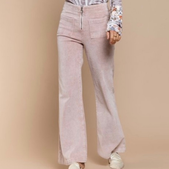 POL Pants - 🎀 POL VINTAGE WASHED POWDER PINK CORDUROYS